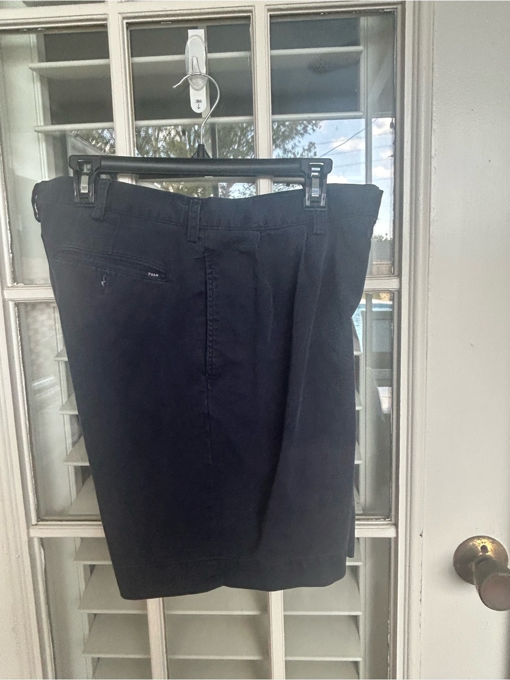 Ralph Lauren Black Flat-Front Men’s Shorts
